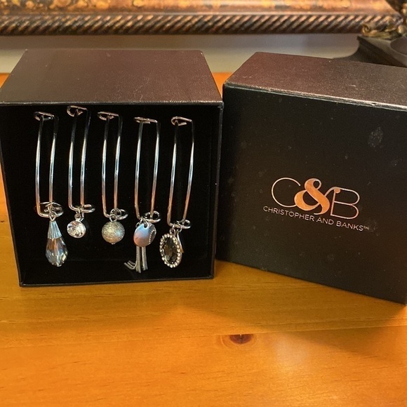 Christopher & Banks Jewelry - Christopher & Banks 5 Piece Bangle Set NWT